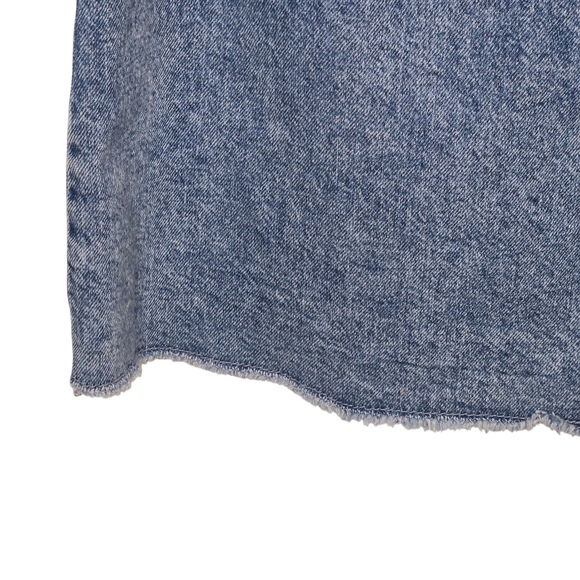 Free People We The Free Medium Wash Come As You Are Maxi Denim Jean Skirt 10 - Picture 4 of 11